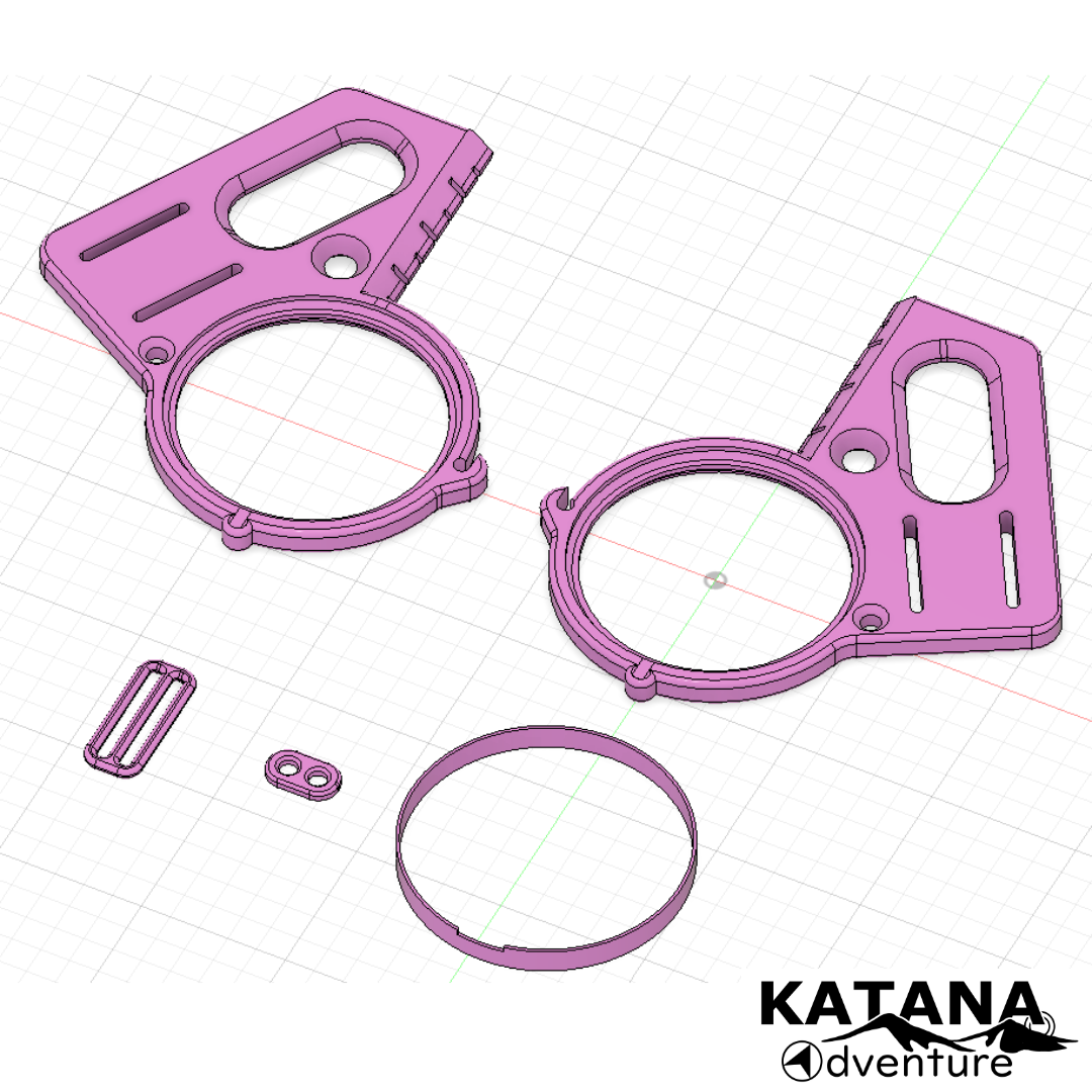 Switchable thumb & wrist compass