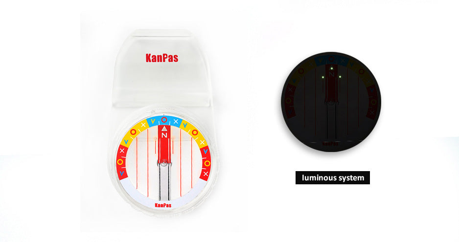 MTBマップ台クリップコンパス(KanPas MTB-43-F)