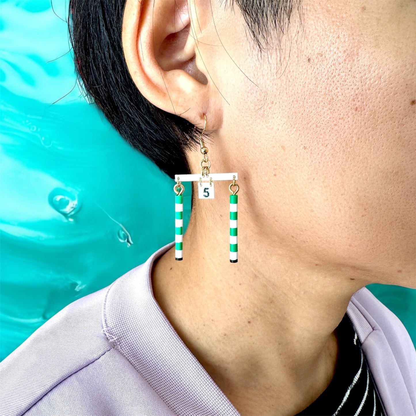 カヌースラロームゲート ピアス
