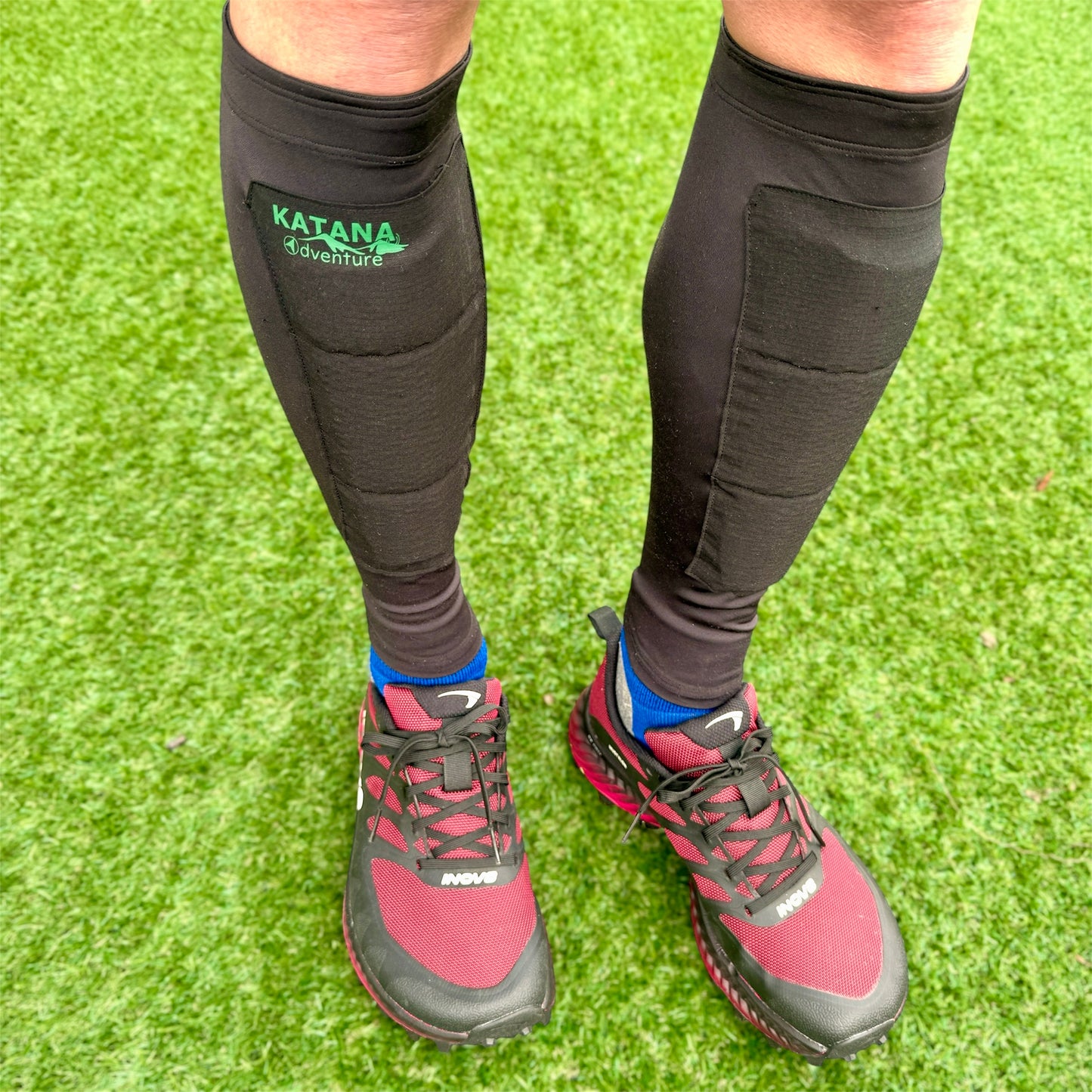Shin gaiters (leg guards) for bushwhacking faster