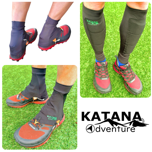 藪を漕いでもずり上がらない靴ゲイターとトレイルゲイターを創った話｜KATANA Adventure